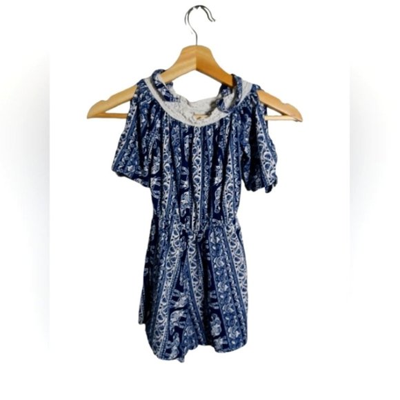 Blue girl romper - Picture 1 of 5